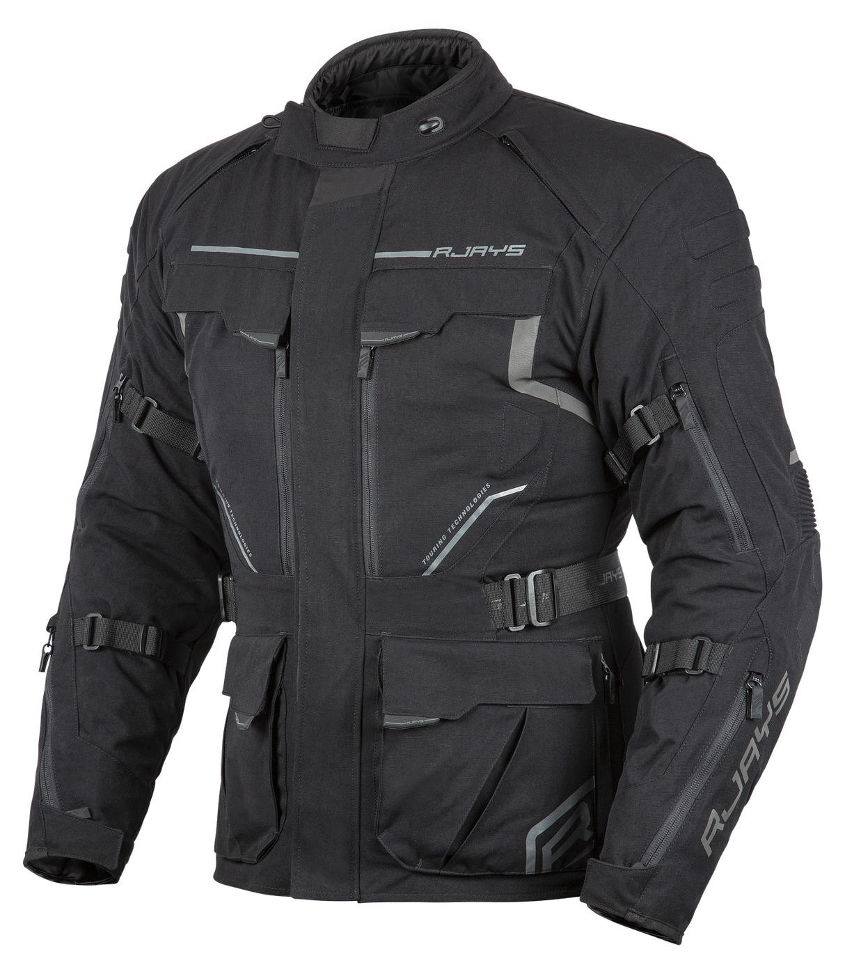 Rjays Tour II Black/Black Textile Jacket - EasyR