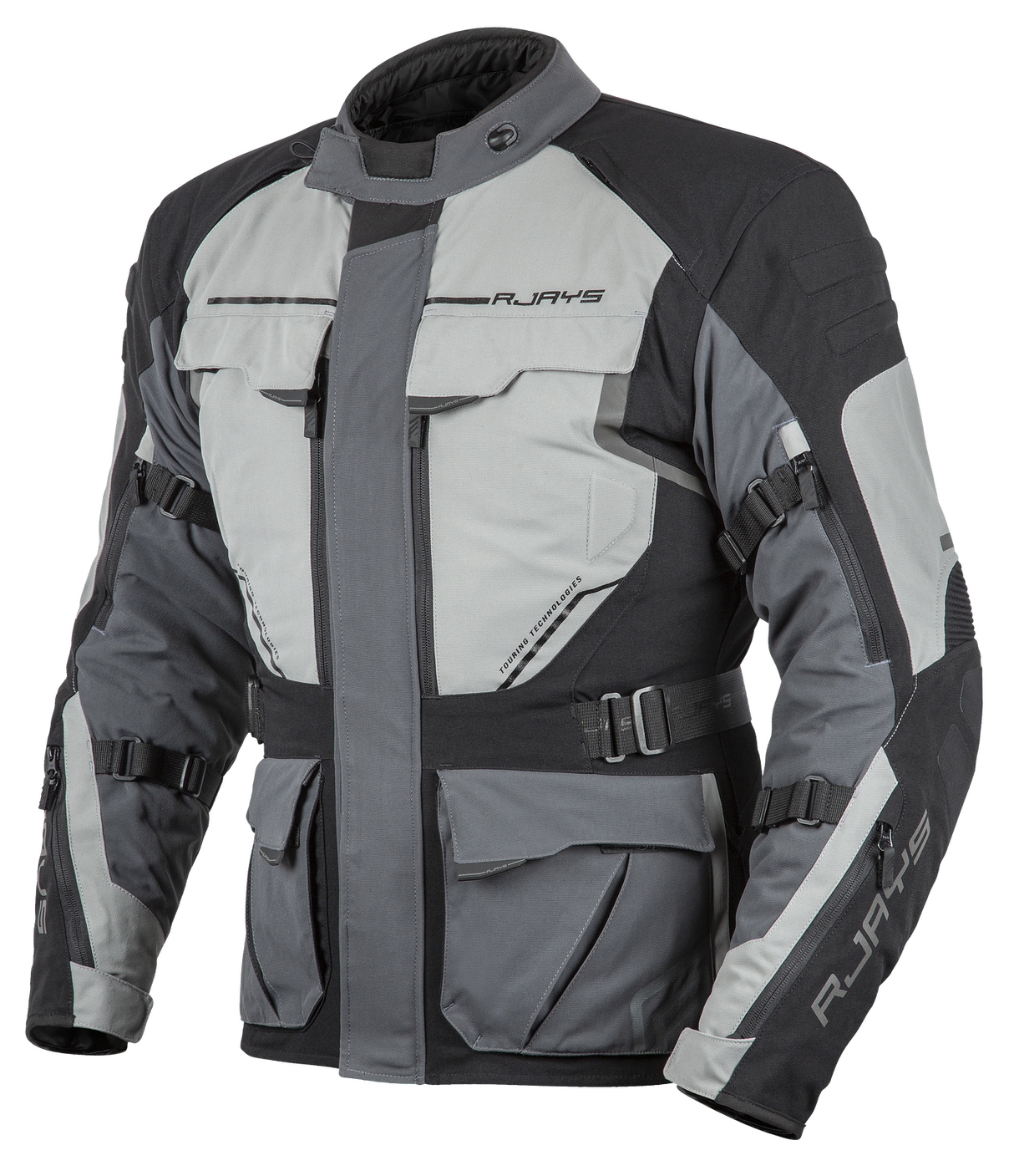 Rjays Tour II Black/Grey/Anthracite Textile Jacket - EasyR