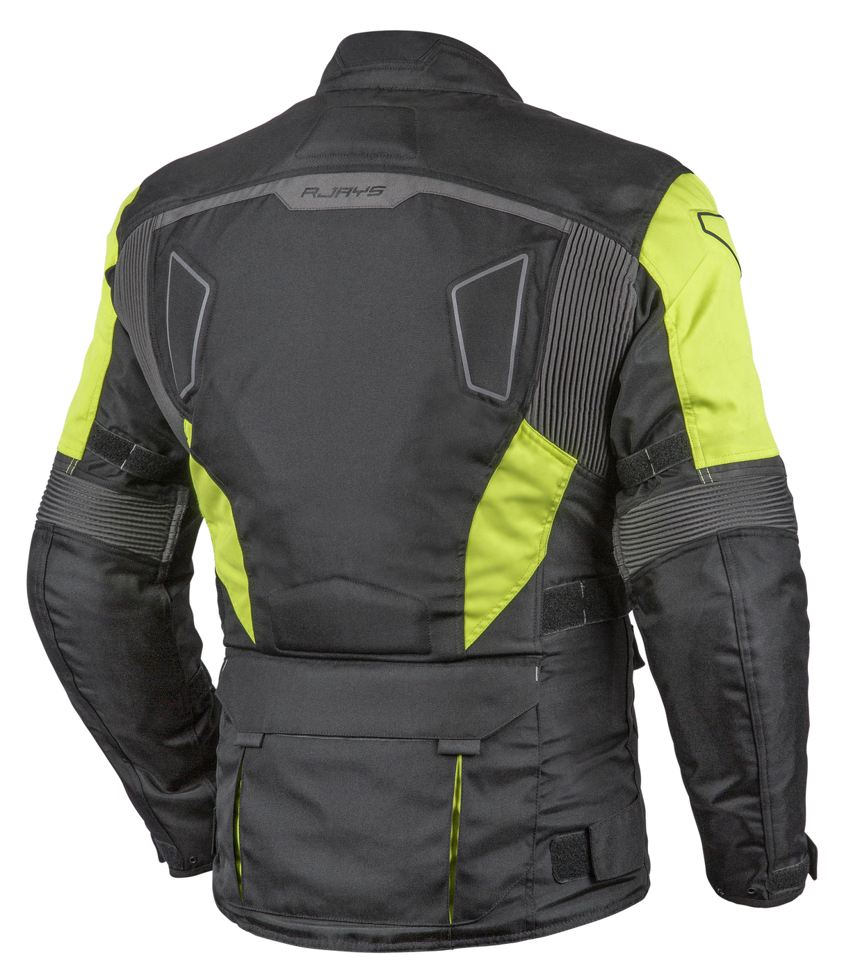 Rjays Venture Black/Yellow Textile Jacket - EasyR