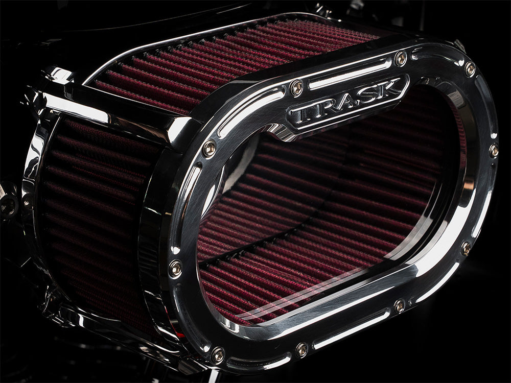 Trask Performance TP-TM-1033CH Big Papi Air Cleaner Kit Chrome for Harley-Davidson Touring 17-24/Softail 18-24