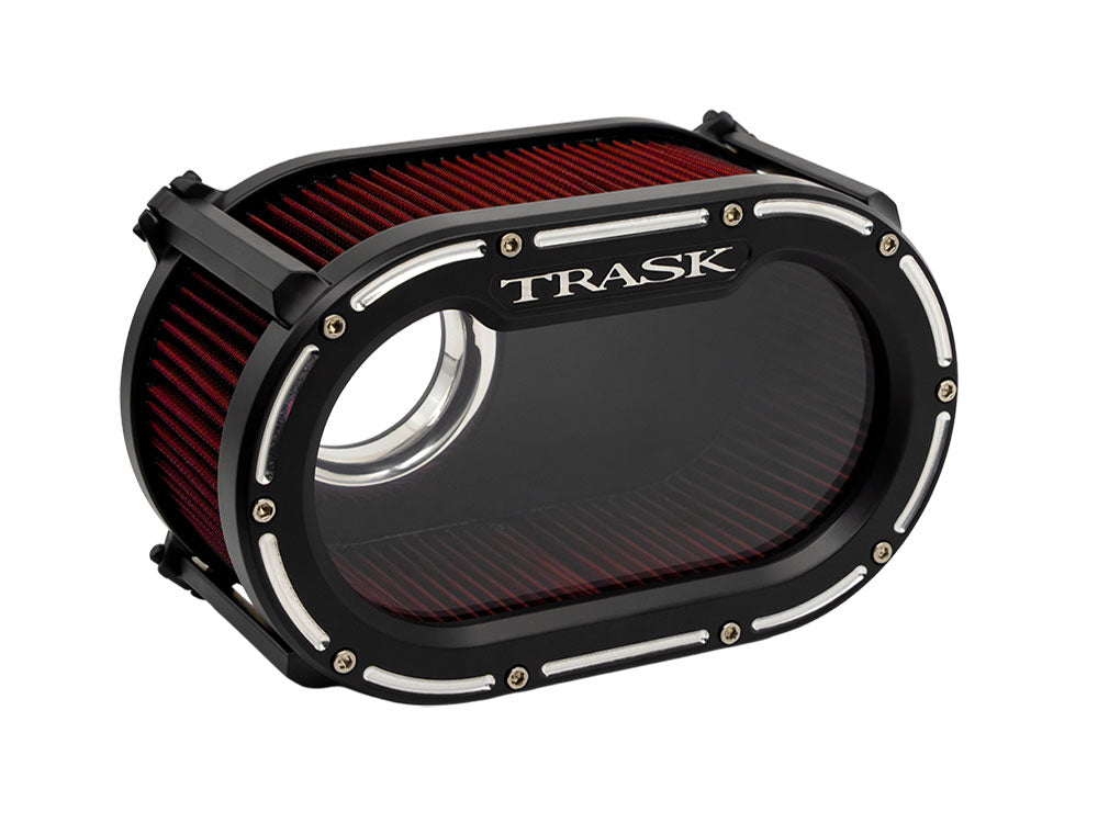 Trask Performance TP-TM-1033RC Big Papi Air Cleaner Kit Reverse Cut Black for Harley-Davidson Touring 17-24/Softail 18-24