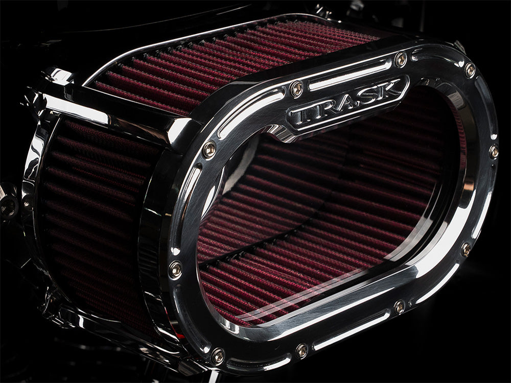 Trask Performance TP-TM-1034CH Big Papi Air Cleaner Kit Chrome for Harley-Davidson CVO Touring 23-Up/Street Glide/Road Glide 24-Up/Touring/Softail 25-Up