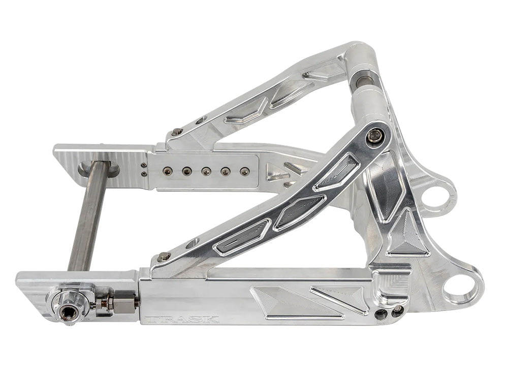 Trask Performance TP-TM-3220 Billet Swing Arm Raw Machine Finish for Softail 18-Up