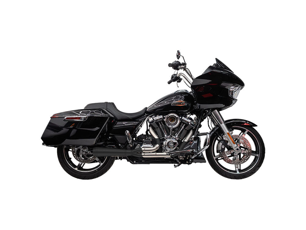 Trask Performance TP-TM-5011BK Assault 2-1 Exhaust Black for Harley-Davidson Touring 17-Up