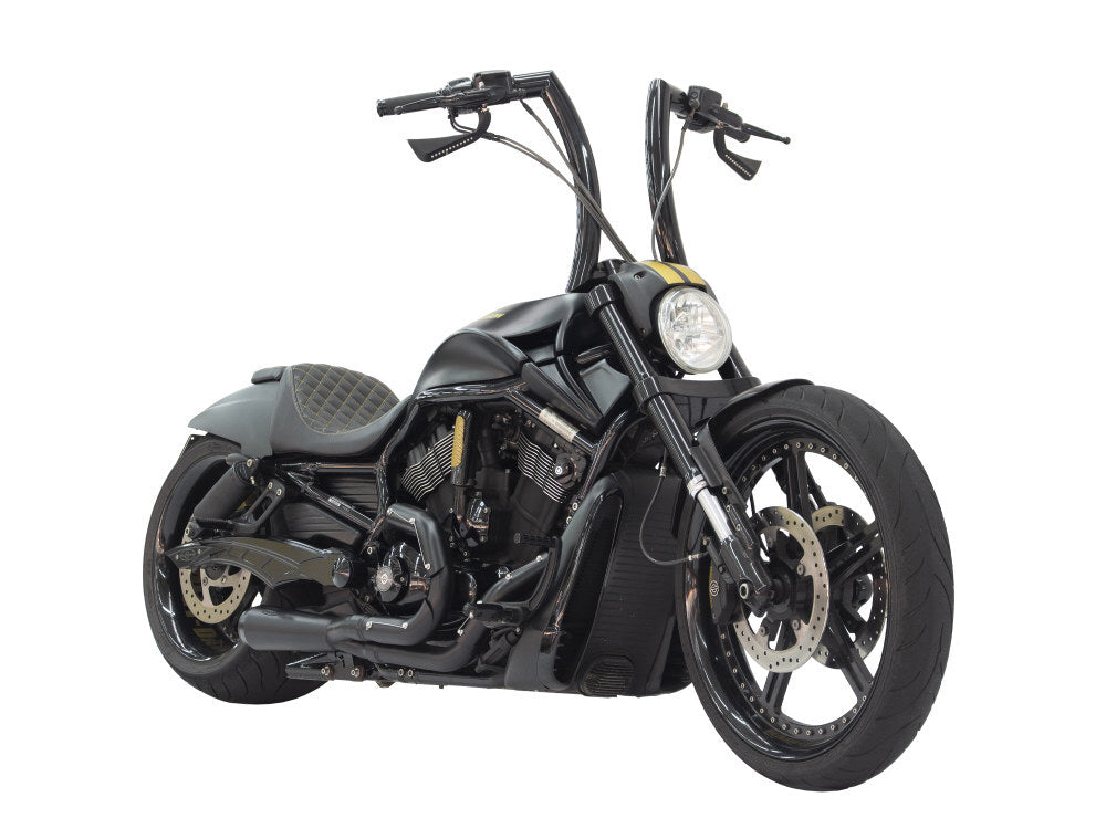 Trask Performance TP-TM-5400BK Assault 2-1 Exhaust Black for V-Rod 07-17
