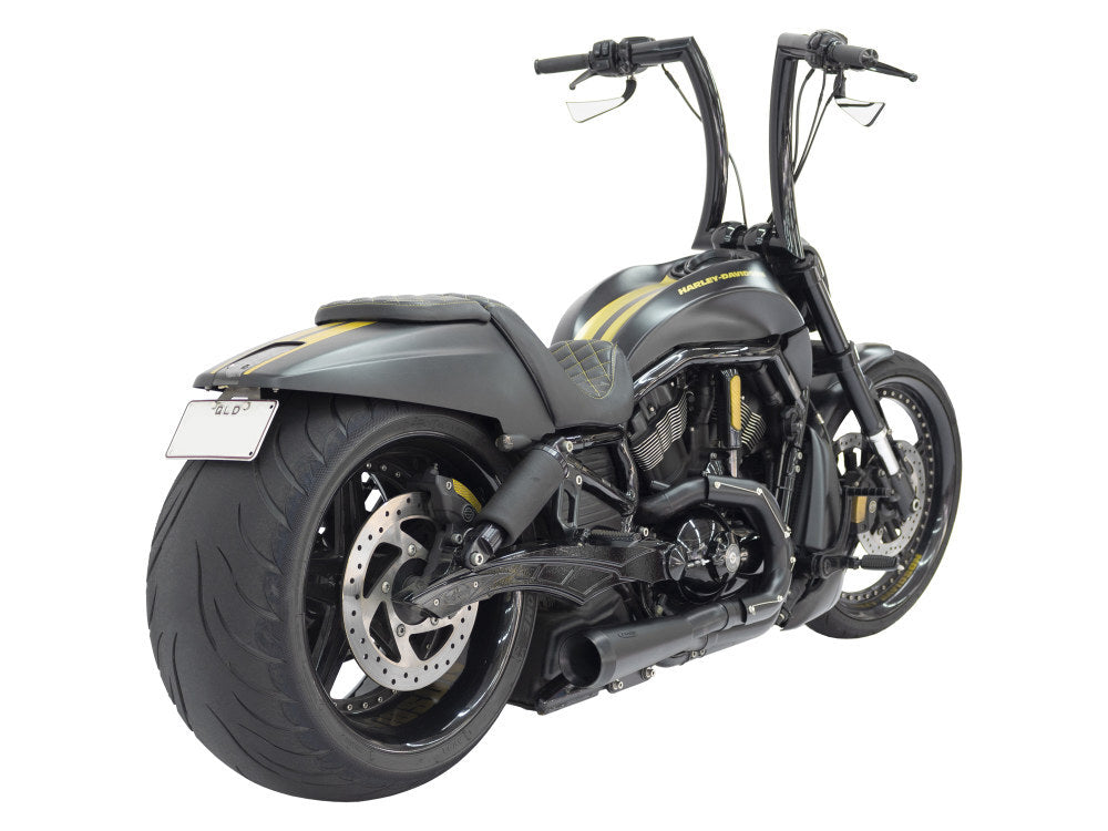 Trask Performance TP-TM-5400BK Assault 2-1 Exhaust Black for V-Rod 07-17