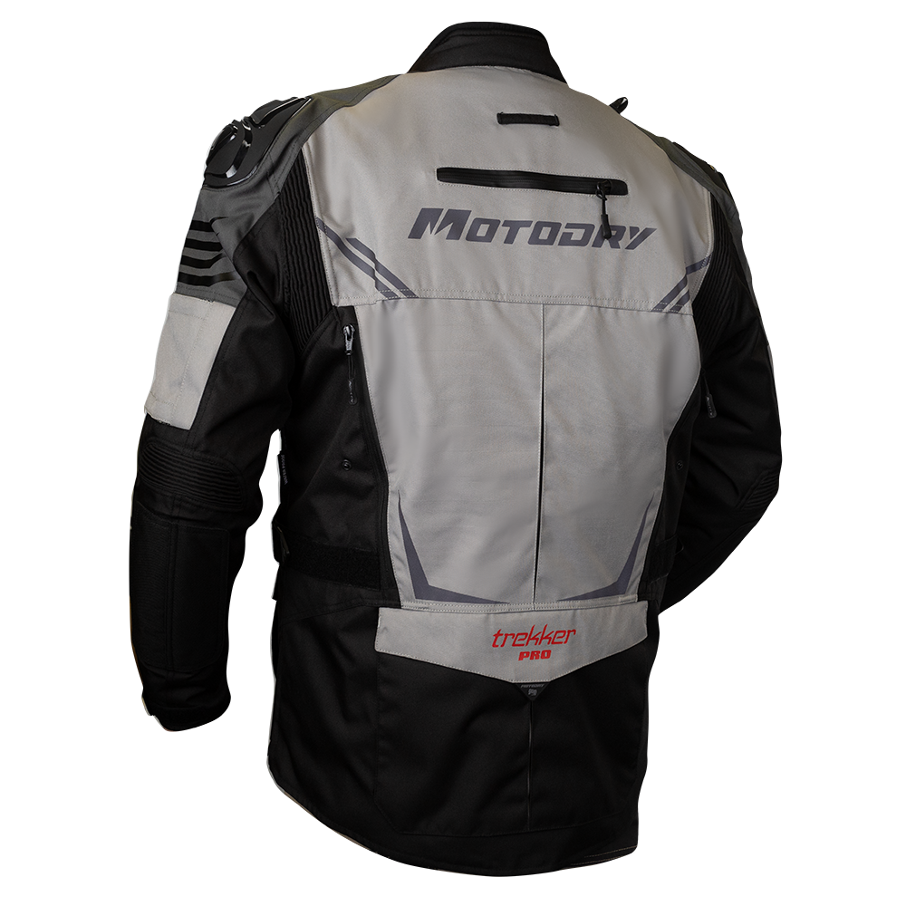 MotoDry Trekker Pro Black/Anthracite/Grey Textile Jacket