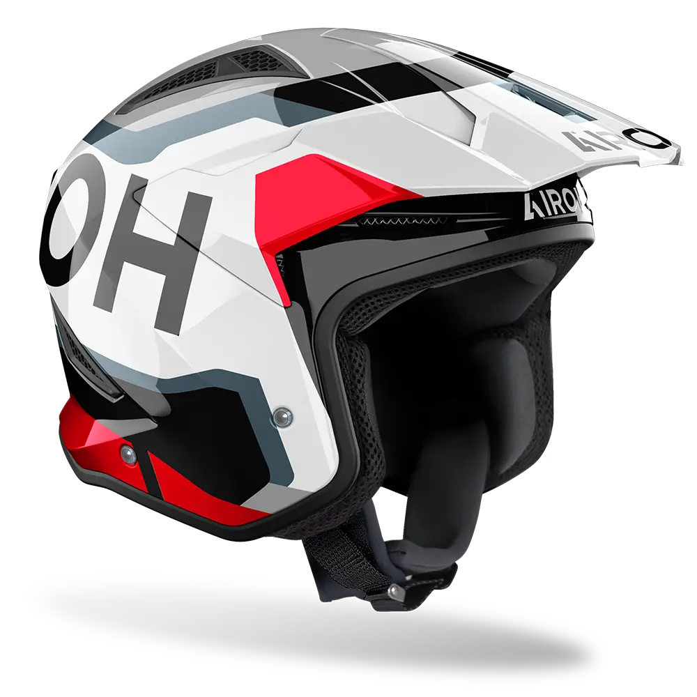 Airoh TRR II Trial Jupiter Gloss Red Helmet