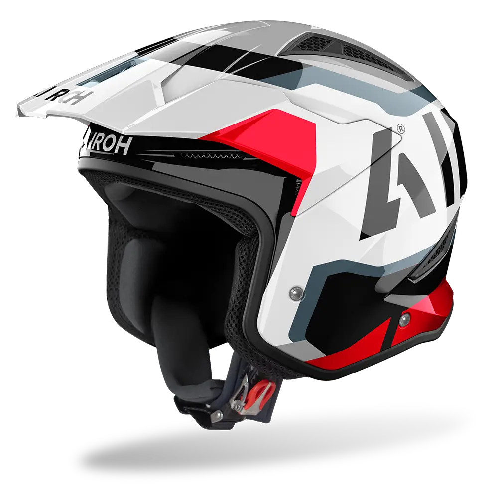 Airoh TRR II Trial Jupiter Gloss Red Helmet