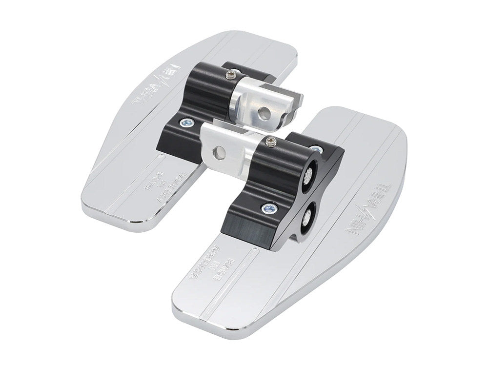 Thrashin Supply TS-TSC-2030-3 Mini Rider Floorboards Chrome for Front on Softail 18-Up