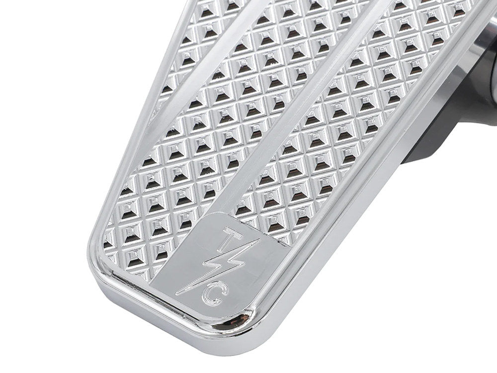 Thrashin Supply TS-TSC-2030-3 Mini Rider Floorboards Chrome for Front on Softail 18-Up