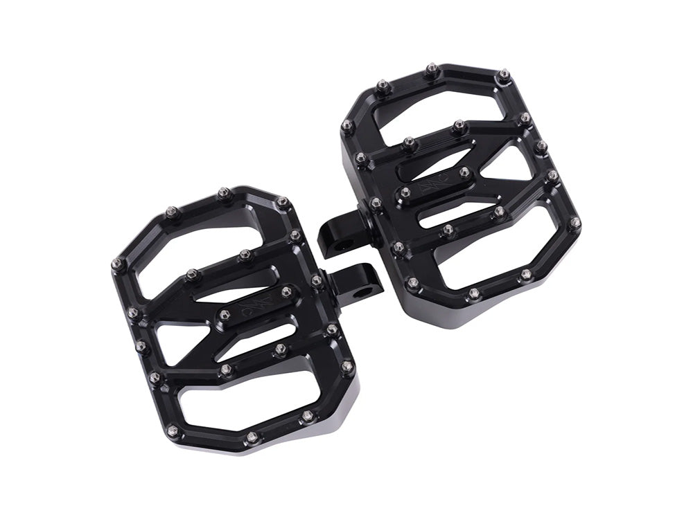 Thrashin Supply TS-TSC-2031-1-D Aggressor Mini Floorboards Black