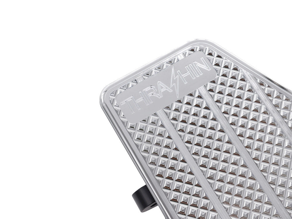 Thrashin Supply TS-TSC-2200-3 Bagger Rider Floorboards Chrome for Touring 82-Up/FL Softail 86-17