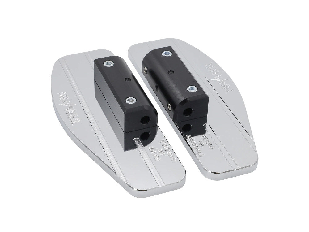 Thrashin Supply TS-TSC-2205-3 Rear/Passenger Floorboards Chrome for Touring 83-Up