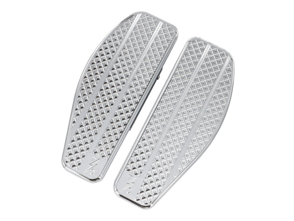 Thrashin Supply TS-TSC-2205-3 Rear/Passenger Floorboards Chrome for Touring 83-Up