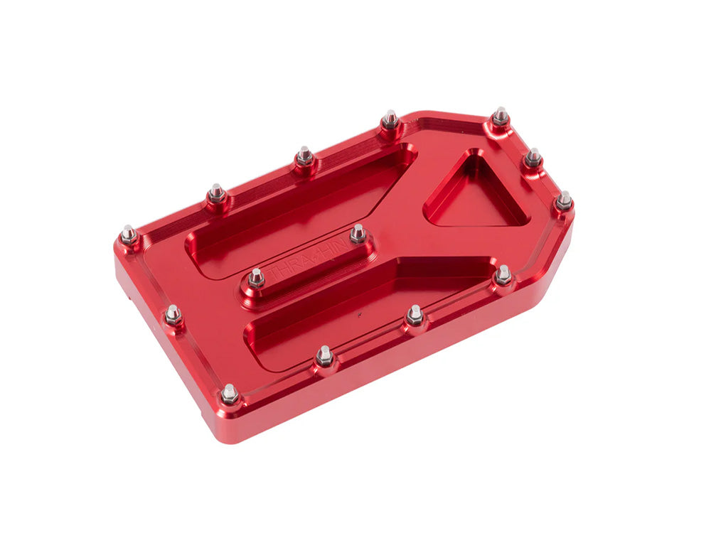 Thrashin Supply TS-TSC-2220-2 Aggressor Brake Pedal Pad Red for Harley-Davidson Touring 80-Up/FL Softail 86-17/Dyna Switchback 12-16