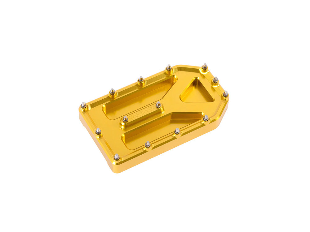 Thrashin Supply TS-TSC-2220-5 Aggressor Brake Pedal Pad Gold for Harley-Davidson Touring 80-Up/FL Softail 86-17/Dyna Switchback 12-16
