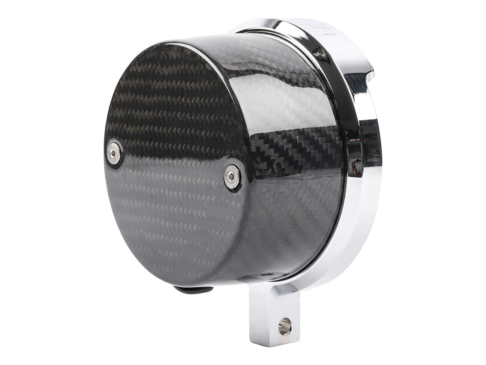 Thrashin Supply TS-TSC-2710-3 Gauge Housing Relocation Kit Chrome for Harley-Davidson Low Rider S 22-Up/Low Rider ST 25-Up/Street Bob 25-Up