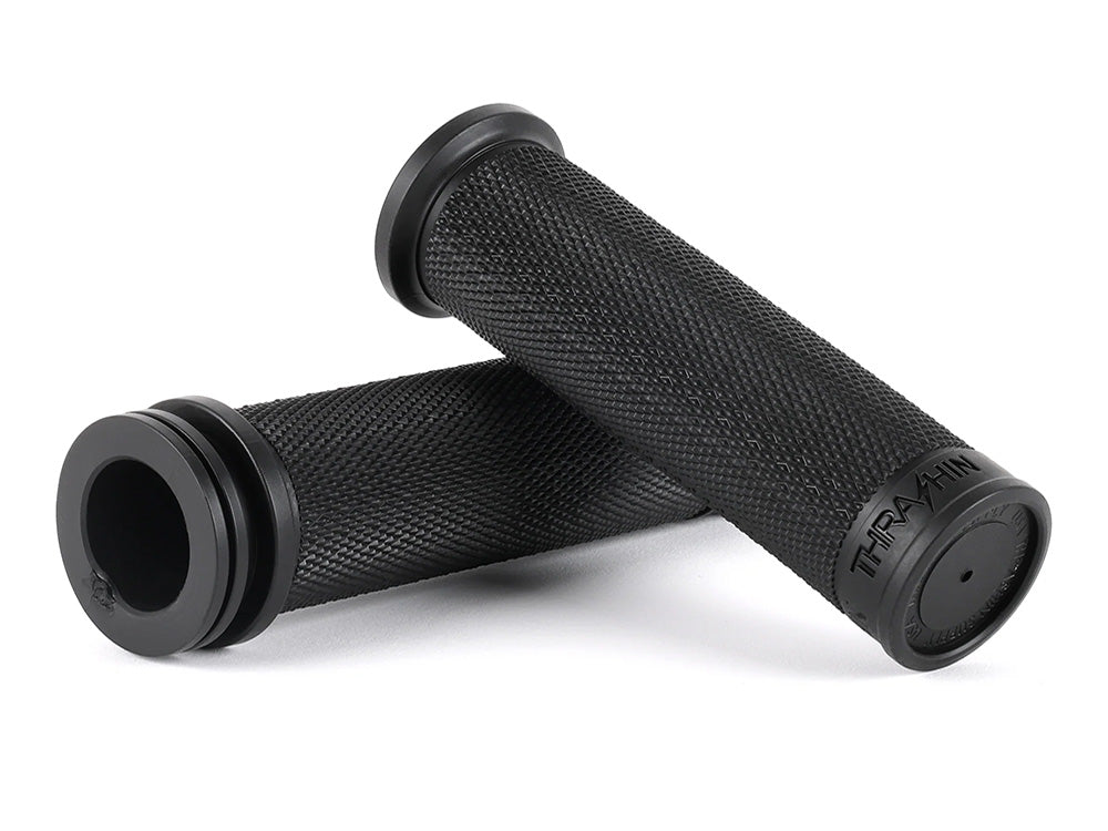 Thrashin Supply TS-TSC-2711-1 Moto Grips Black