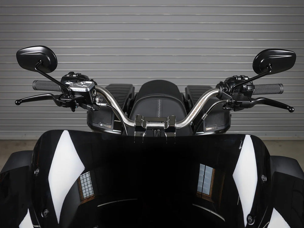 Thrashin Supply TS-TSC-2715-0 High Bend Handlebar Stainless Steel for CVO Touring 23-Up/Street Glide/Road Glide 24-Up