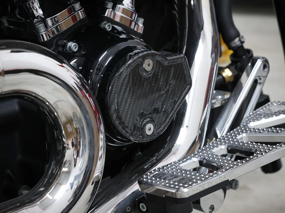 Thrashin Supply TS-TSC-3032-1 Cam Cover Gloss Carbon for Harley-Davidson CVO Touring 23-Up/Street Glide/Road Glide 24-Up/Touring/Softail 25-Up