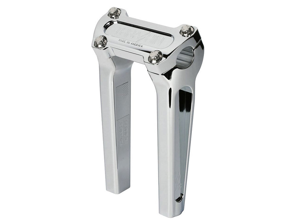 Thrashin Supply TS-TSC-8000-3 8" Straight Thrashin Risers Chrome