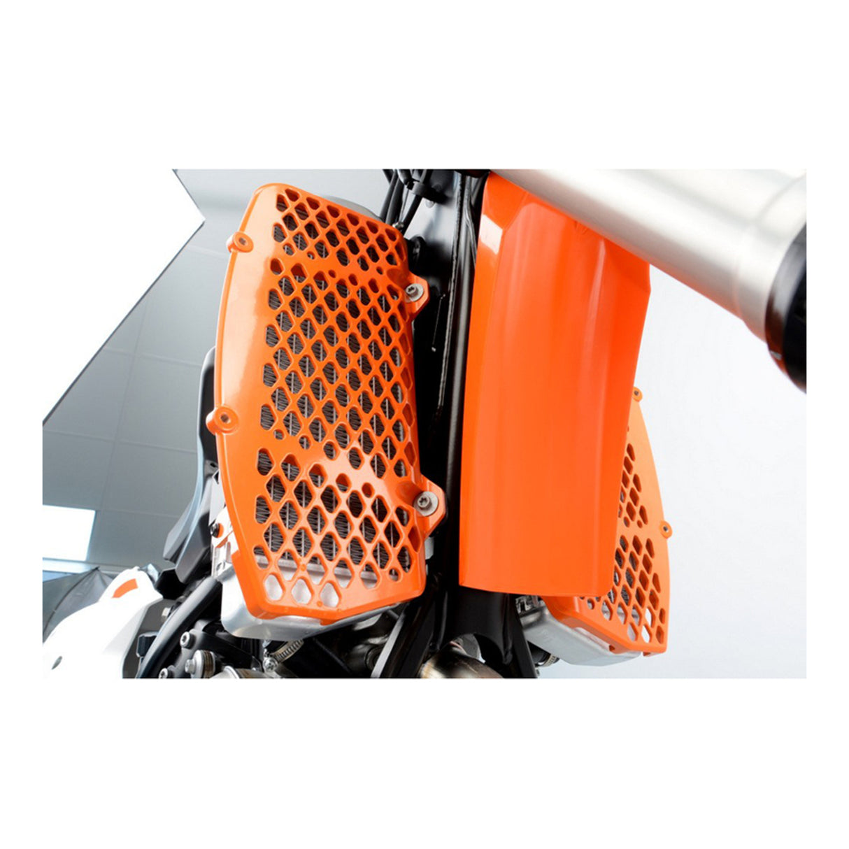 Trail Tech Radiator Guard Orange for KTM/Husqvarna 16-21/Gas Gas 21-Up
