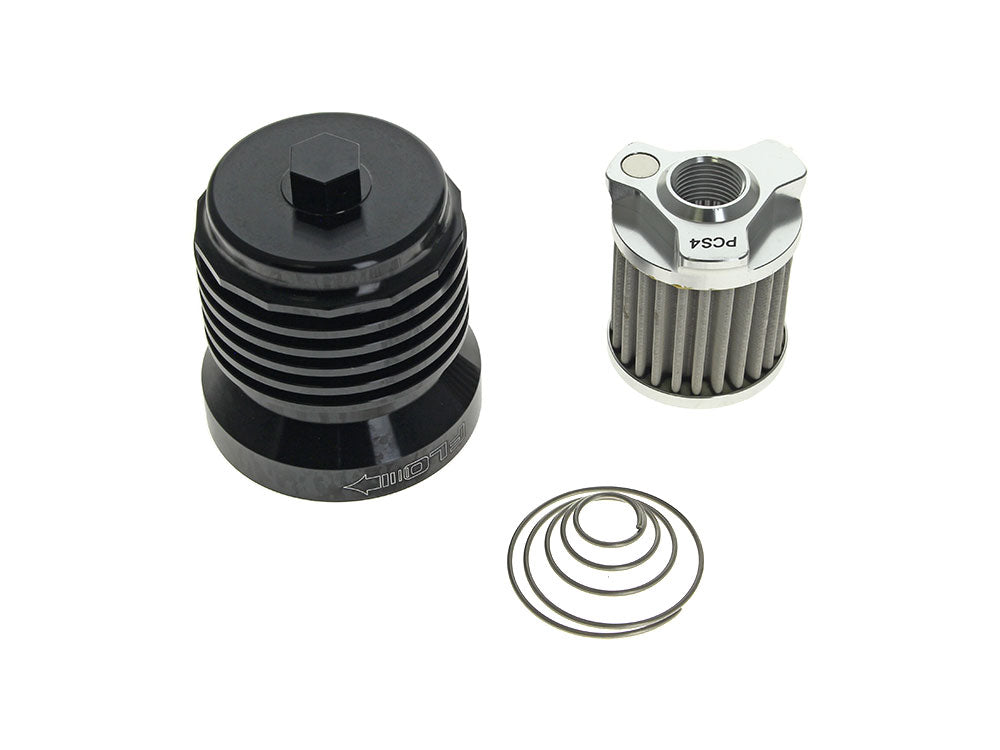 UltraCool UC-PCS4B FLO Reusable Oil Filter Black for Milwaukee Eight 17-Up/Twin Cam 99-17/Evolution 84-99/Sportster 84-21