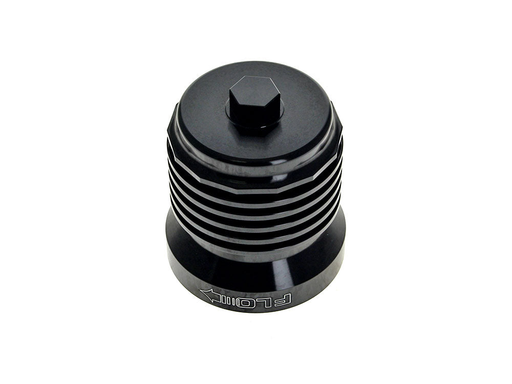 UltraCool UC-PCS4B FLO Reusable Oil Filter Black for Milwaukee Eight 17-Up/Twin Cam 99-17/Evolution 84-99/Sportster 84-21