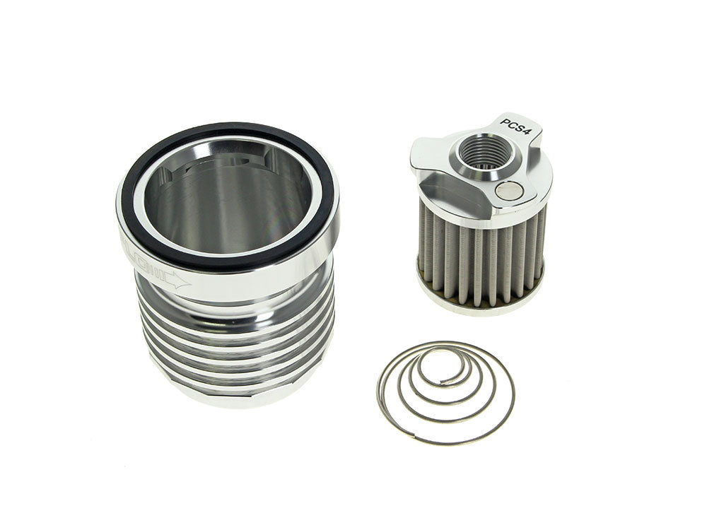 UltraCool UC-PCS4C FLO Reusable Oil Filter Polished for Milwaukee Eight 17-Up/Twin Cam 99-17/Evolution 84-99/Sportster 84-21