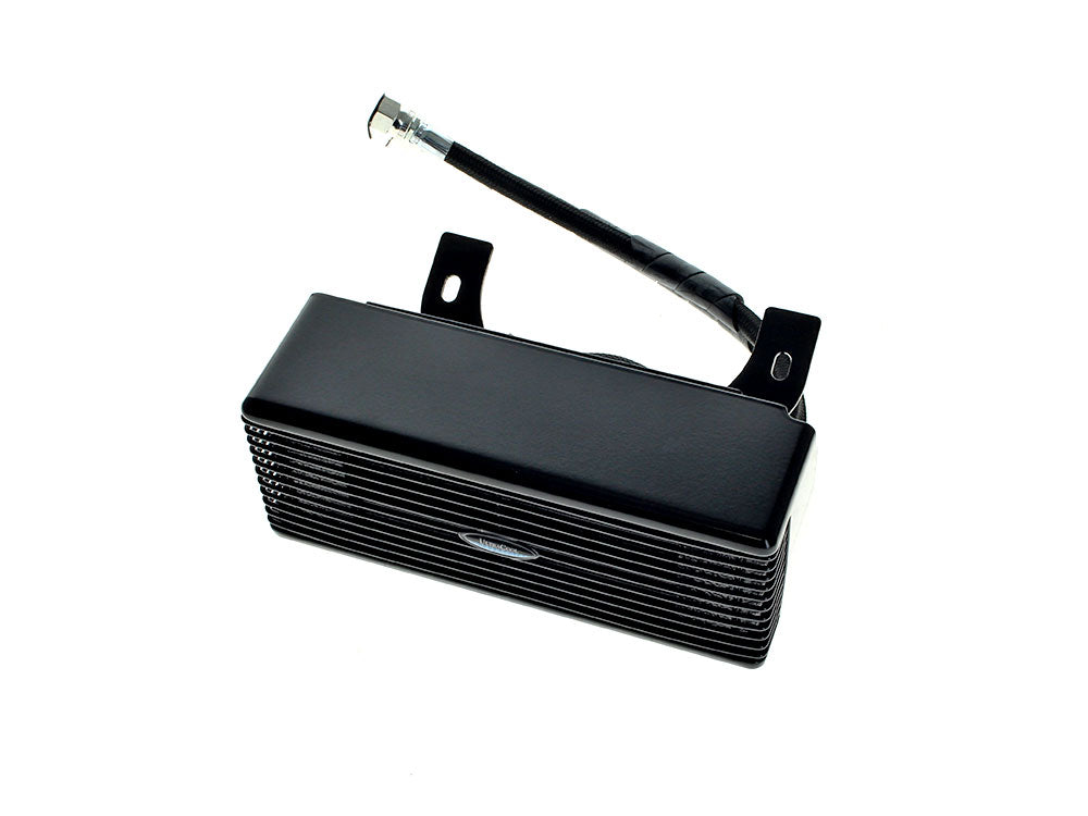 UltraCool UC-RF-1G Fan Assisted Low Mount Oil Cooler Kit Gloss Black for Touring 94-08