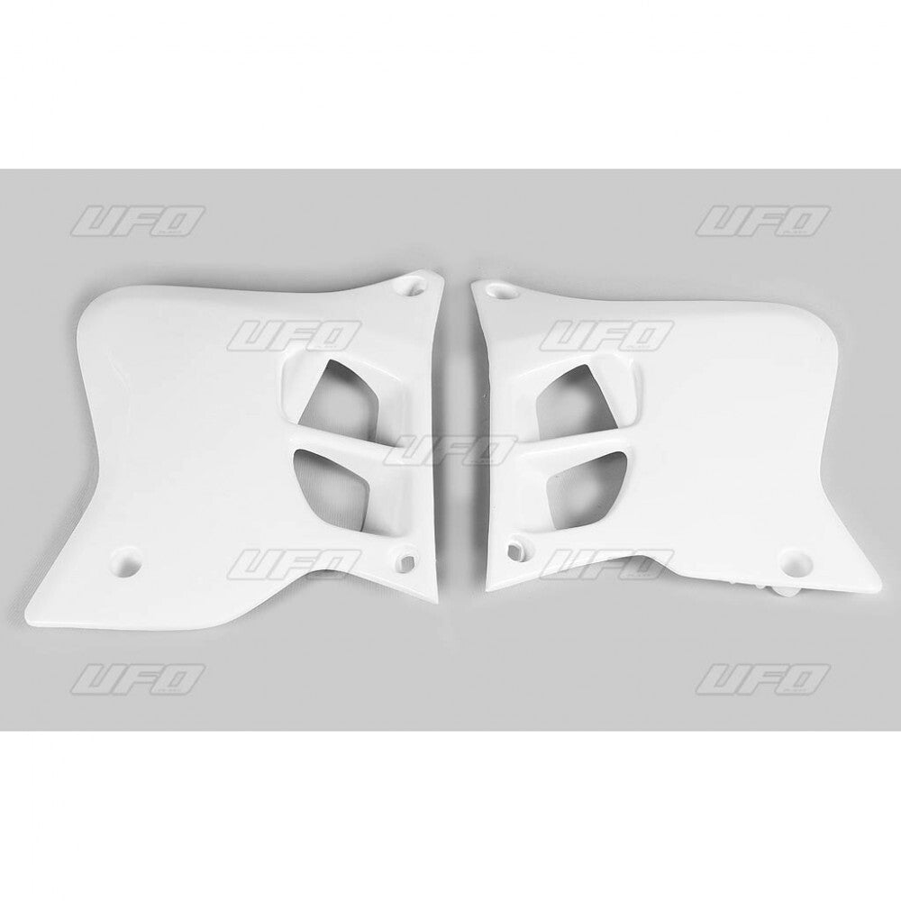 UFO Radiator Shrouds White for Yamaha YZ 125/YZ 250 93-95