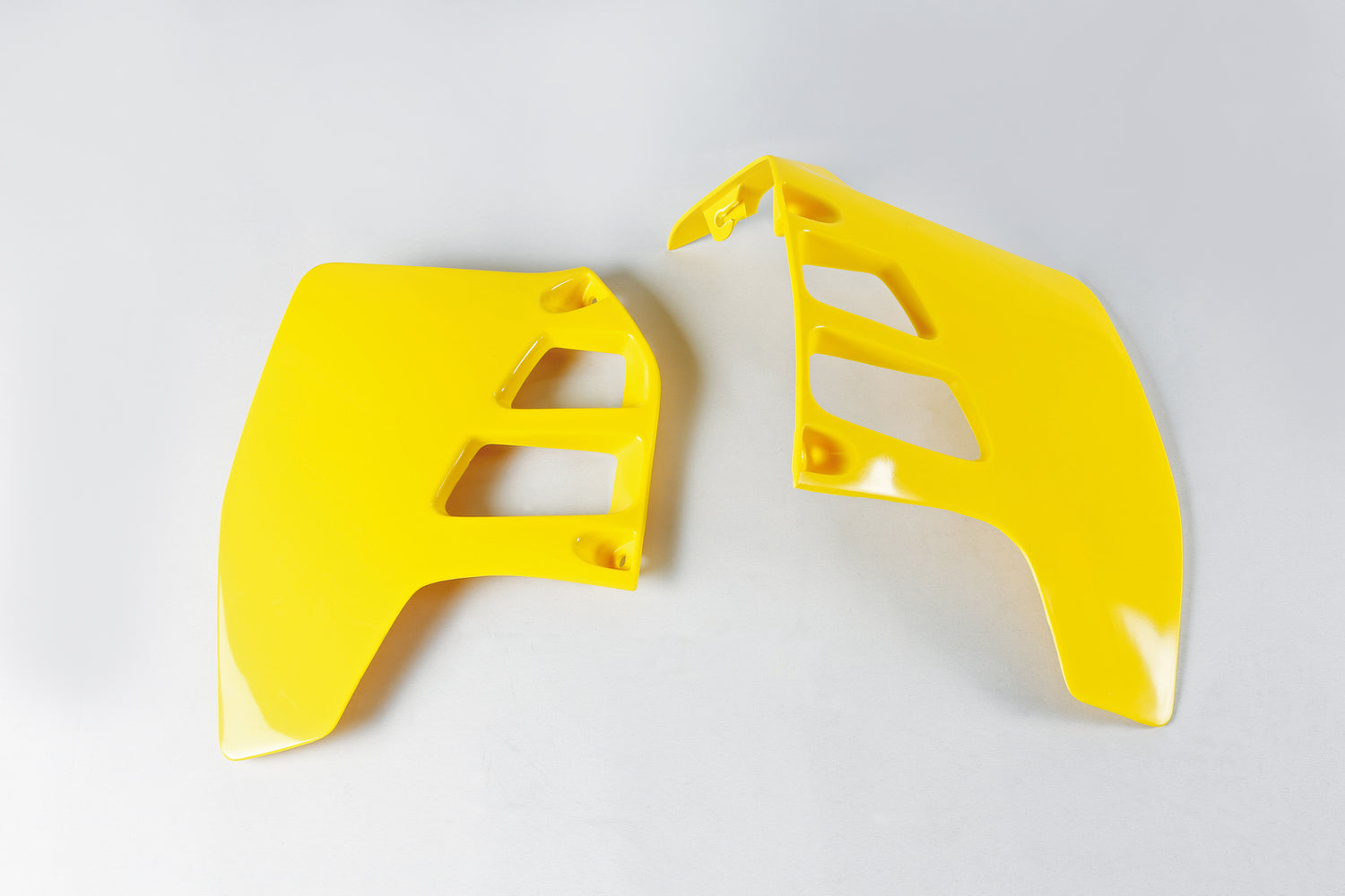 UFO Radiator Shrouds Yellow for Suzuki RM125 89-91