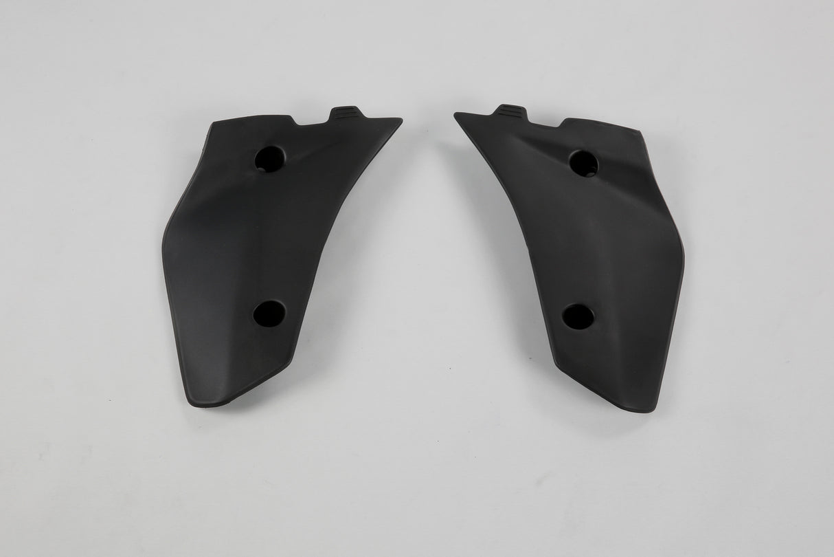 UFO Lower Radiator Shrouds Black for Husqvarna CR 125/WR 125 06-08/CR 250/WR 250 06-13/WR 300 09-13