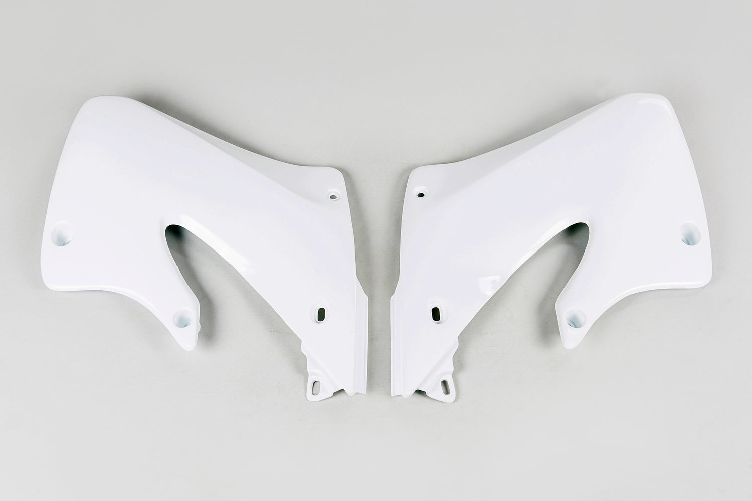 UFO Radiator Shrouds White for Honda CR125 98-99/CR250 97-99