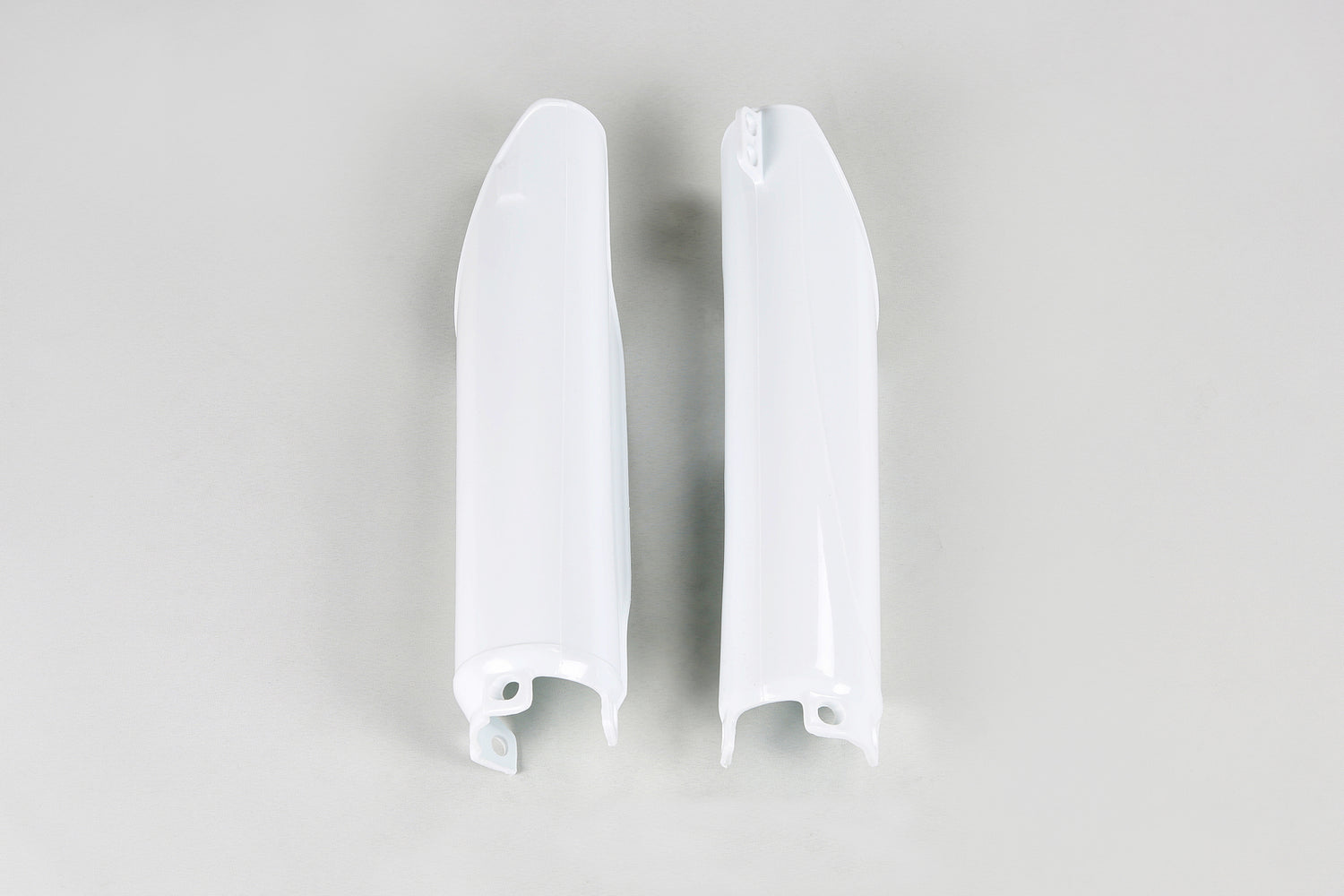 UFO Fork Slider Protectors White for Honda CR125/CR250/CR500 91-07/CRF250R 04-13/CRF250X 04-17/CRF450R 02-08/CRF450X 05-16