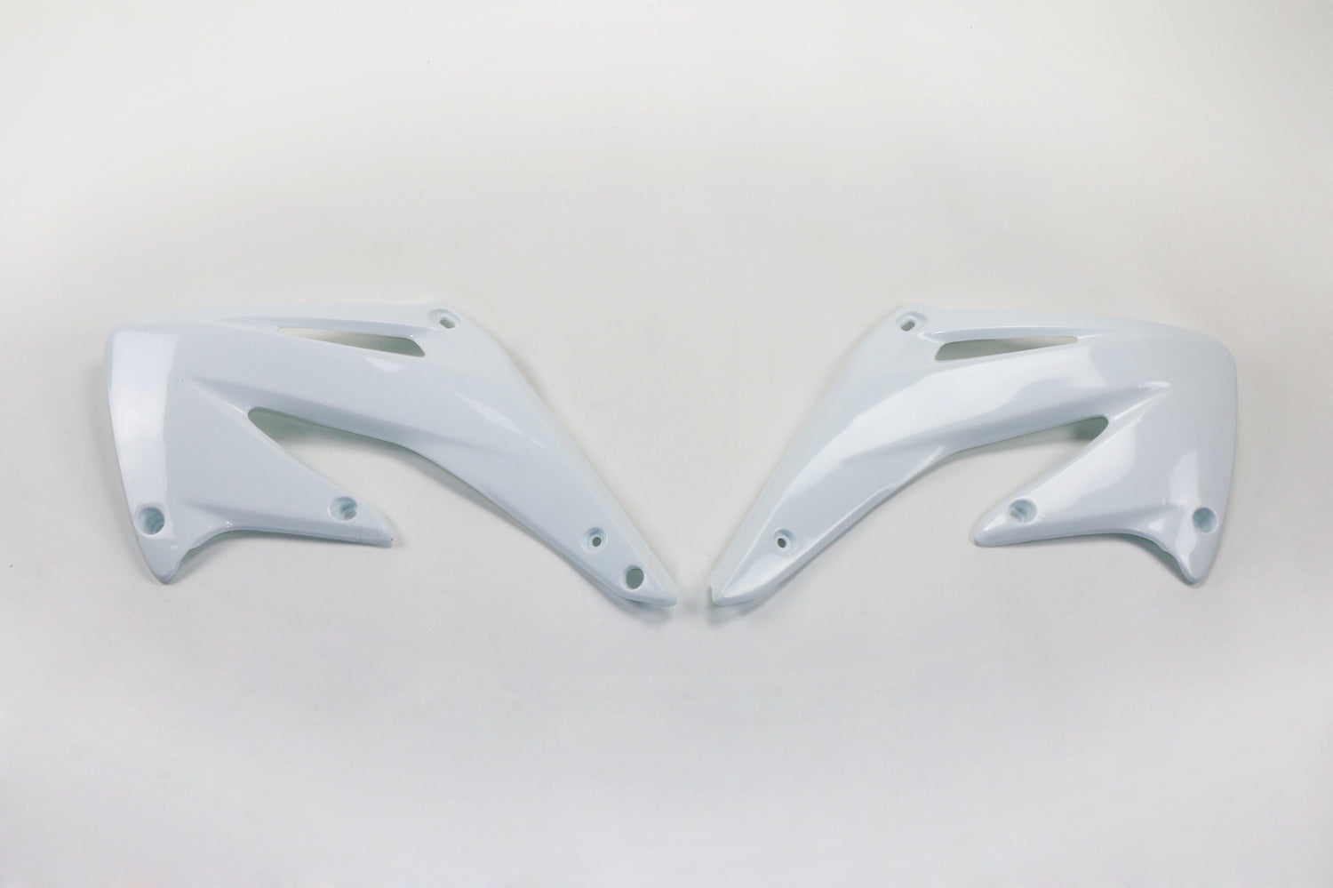 UFO Radiator Shrouds White for Honda CRF450R 02-04