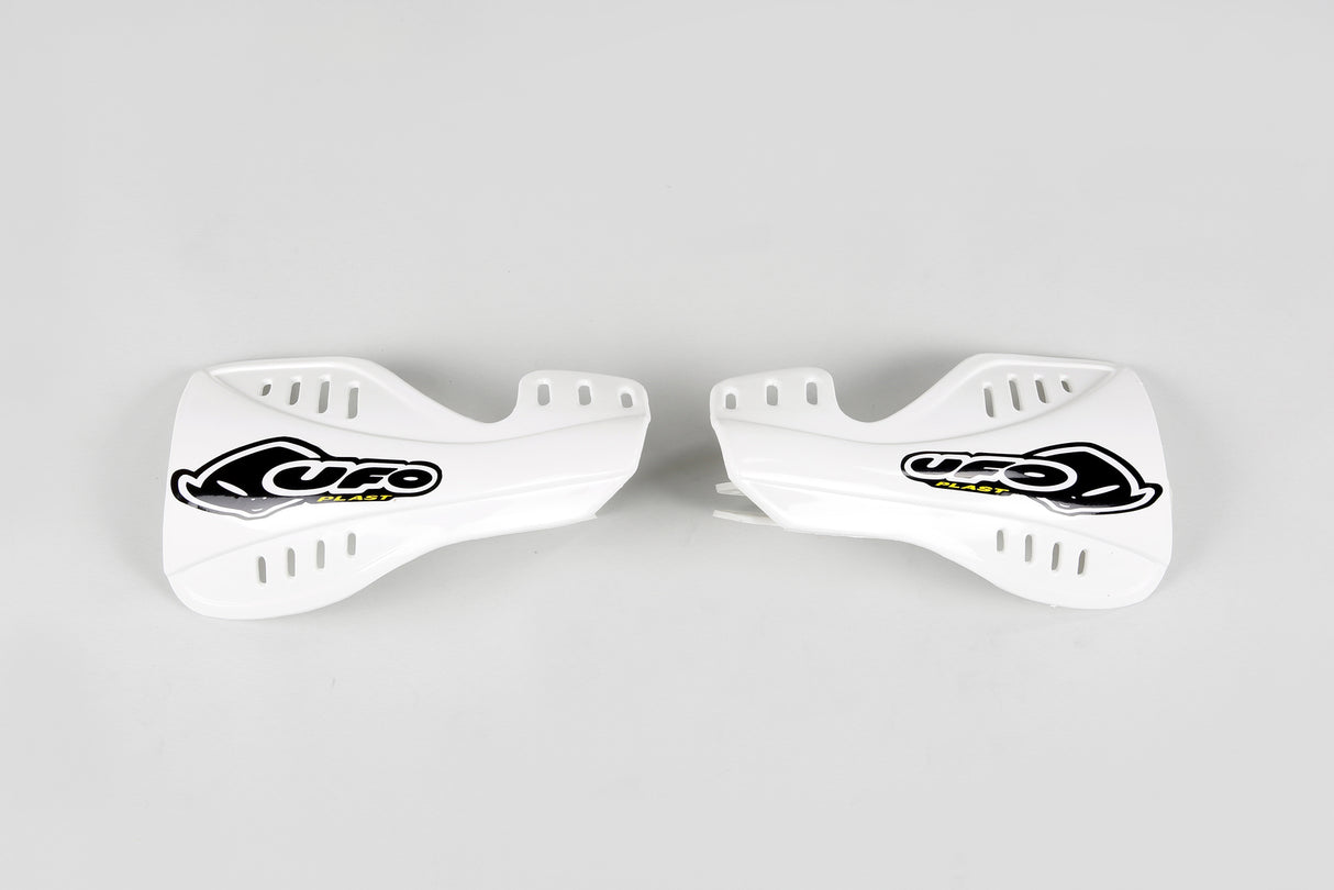 UFO Handguards White for Kawasaki KX125/KX250 04-08