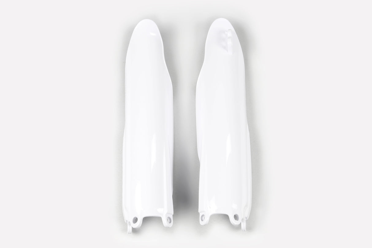 UFO Fork Slider Protectors White for Yamaha YZ125/YZ250 08-21/YZ250F/YZ450F 08-09
