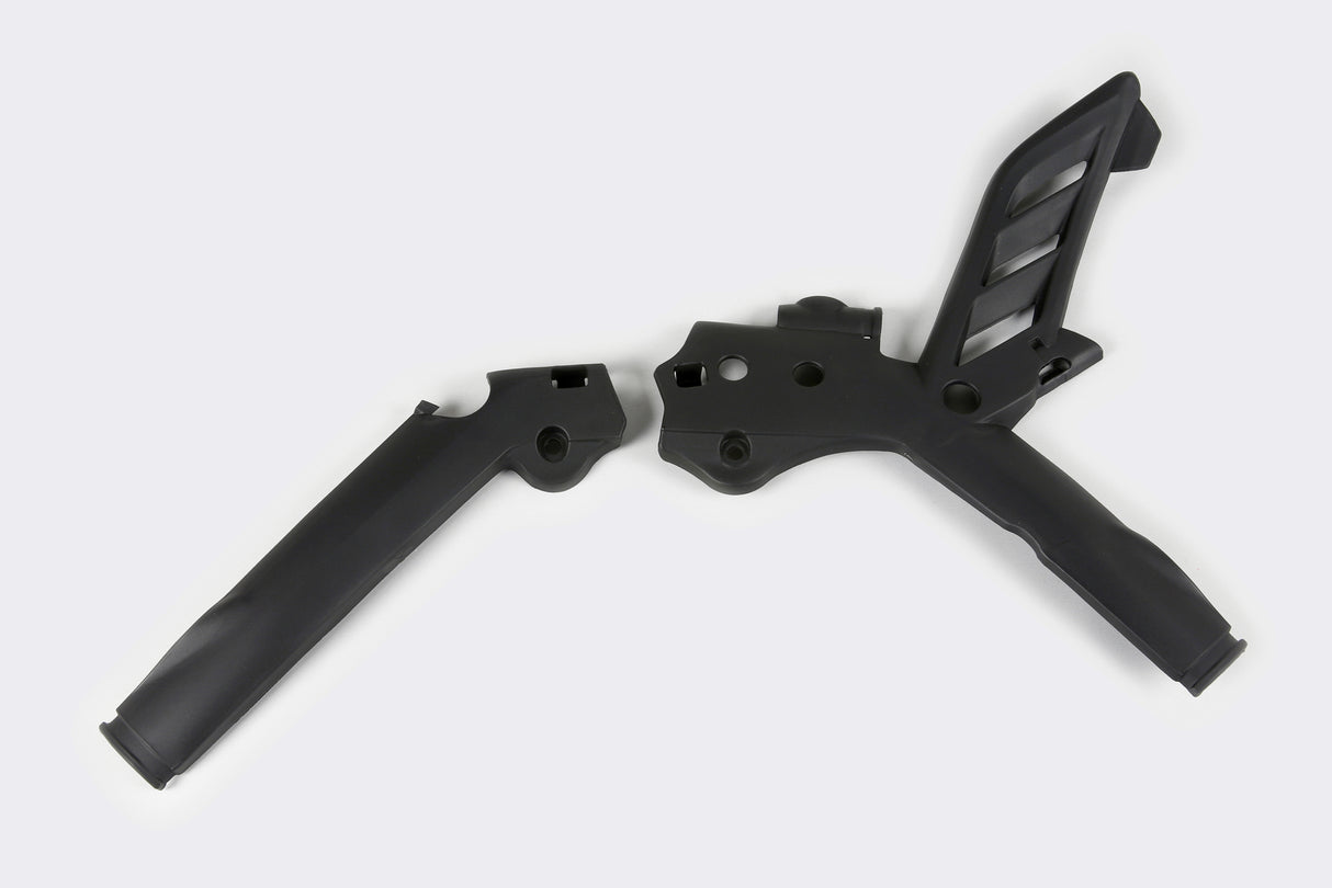 UFO Frame Guards Black for KTM SX 125-150/SX-F 250-450/XC 125-150/XC-F 250-450/XCF 250-450 11-15/SX/XC 250 11-16/EXC 125-300/EXC-F 250-500/XC-W 125-300/XCF-W 250-450 12-16