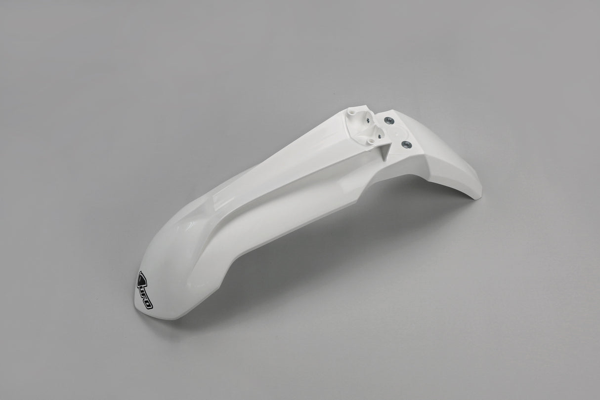 UFO Front Fender White for KTM SX 125/150/SX-F 250-450/XC 125/150/XC-F 250-450/XCF 250-450 13-15/SX 250/XC 250 13-16/EXC 125-300/EXC-F 250-500/XC-W 125-300/XCF-W 250-450 14-16