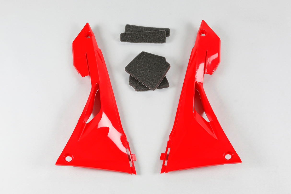 UFO Airbox Cover 2000-2018 Red for Honda CRF250R 18-21/CRF250RX 19-21/CRF450R/CR450RX 17-20