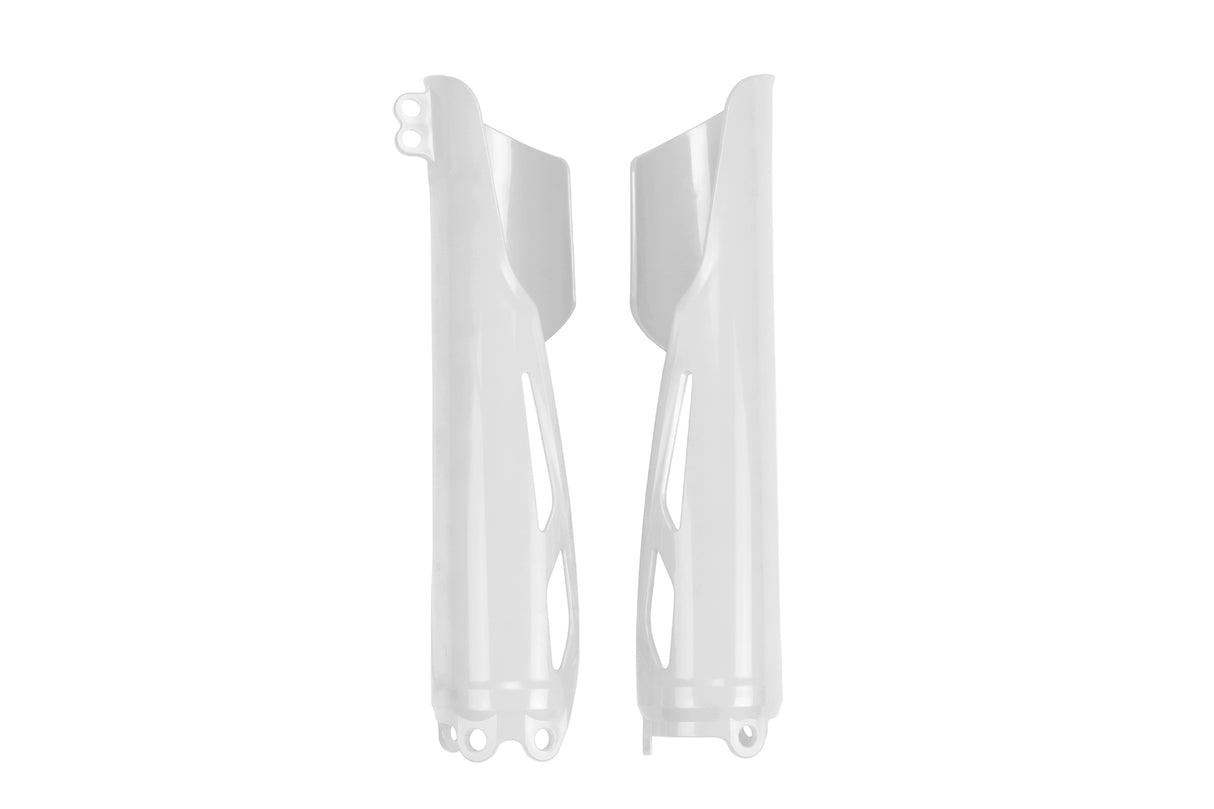 UFO Fork Slider Protectors White for Honda CRF250R/CRF250RX/CRF450R/CRF450RX 19-23