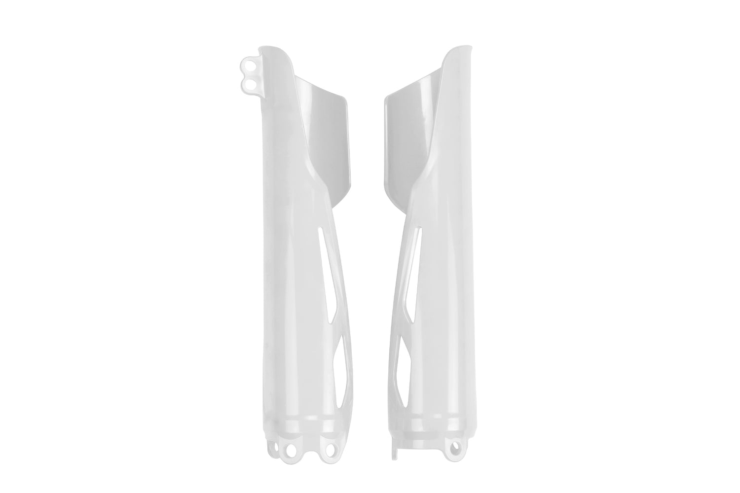UFO Fork Slider Protectors White for Honda CRF250R/CRF250RX/CRF450R/CRF450RX 19-23