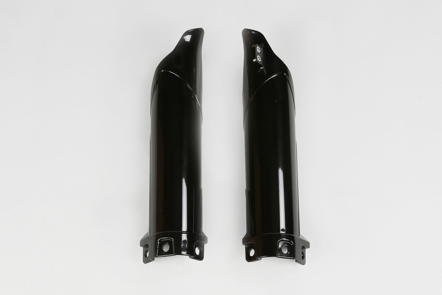 UFO Fork Slider Protectors Black for Kawasaki KX85 14-23
