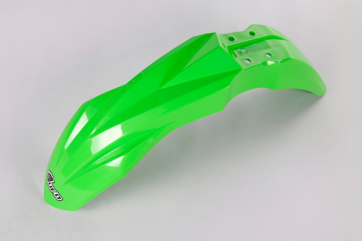 UFO Front Fender Green for Kawasaki KX 250 F/KX 450 F 18-Up/KX 300 24-Up/KX 250 X/KX 450 XC/KX 450 X 21-Up
