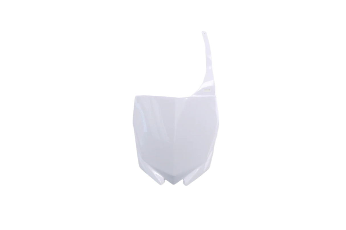 UFO Front Number Plate White for Yamaha YZ125/YZ250 15-21/YZ250F 10-18/YZ450F 10-17
