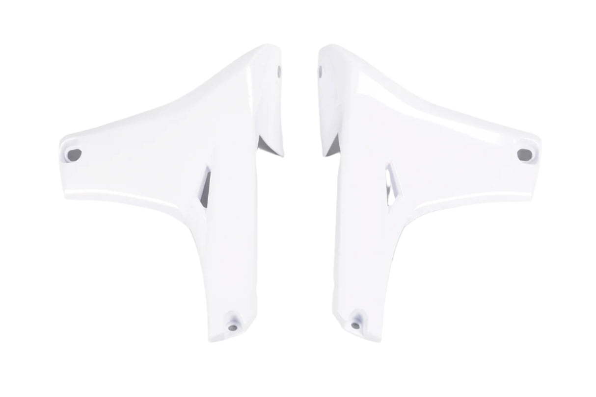 UFO Lower Radiator Shrouds White for Yamaha YZ 450 F 10-13