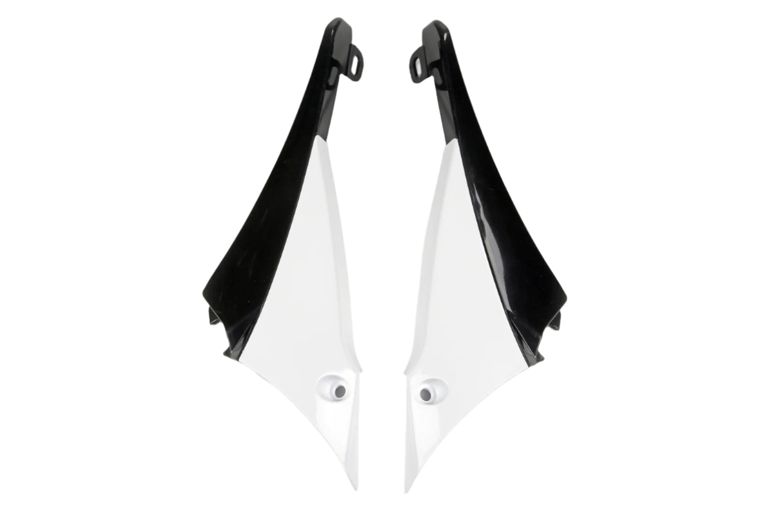 UFO Radiator Shroud Connectors White for Yamaha YZ450F 2010