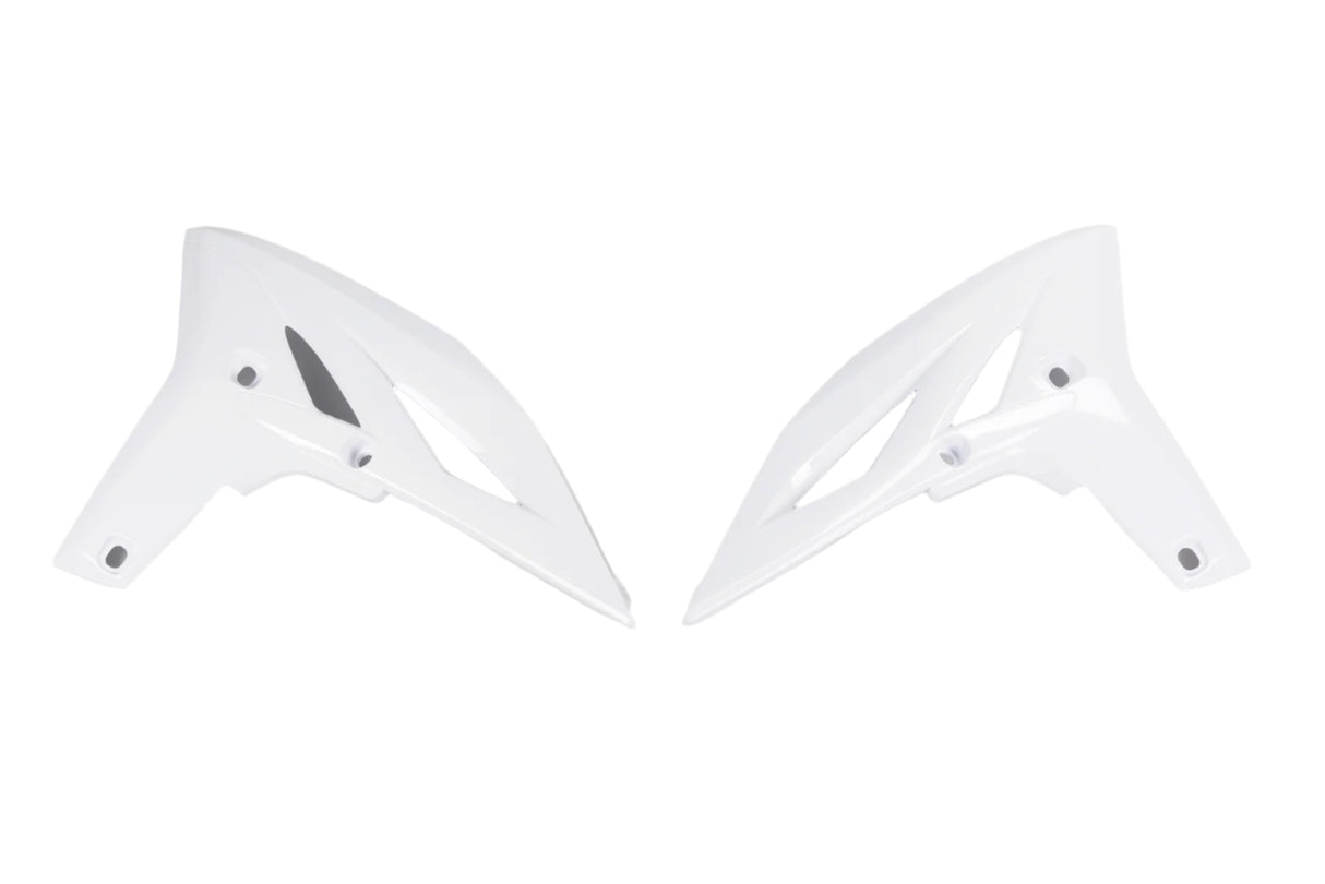 UFO Radiator Shrouds White for Yamaha YZ250F 11-13/WR450F 12-15